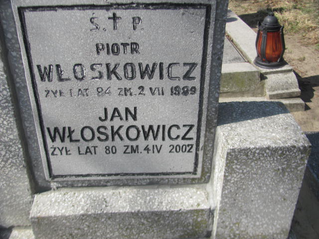 Jan Włoskowicz Kowala - Grobonet - Wyszukiwarka osób pochowanych