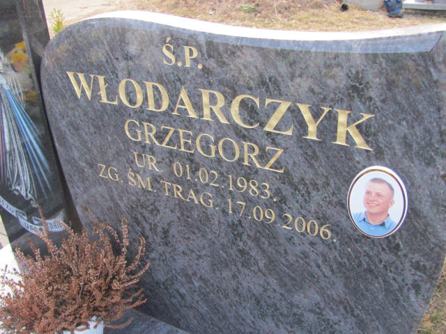 Grzegorz Włodarczyk 1983 Kowala - Grobonet - Wyszukiwarka osób pochowanych